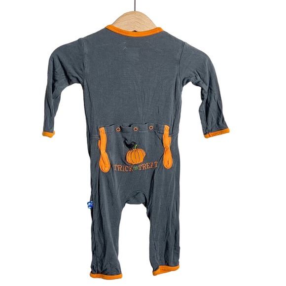 Kickee Pants Trick Or Treat Coverall - Picture 1 of 7